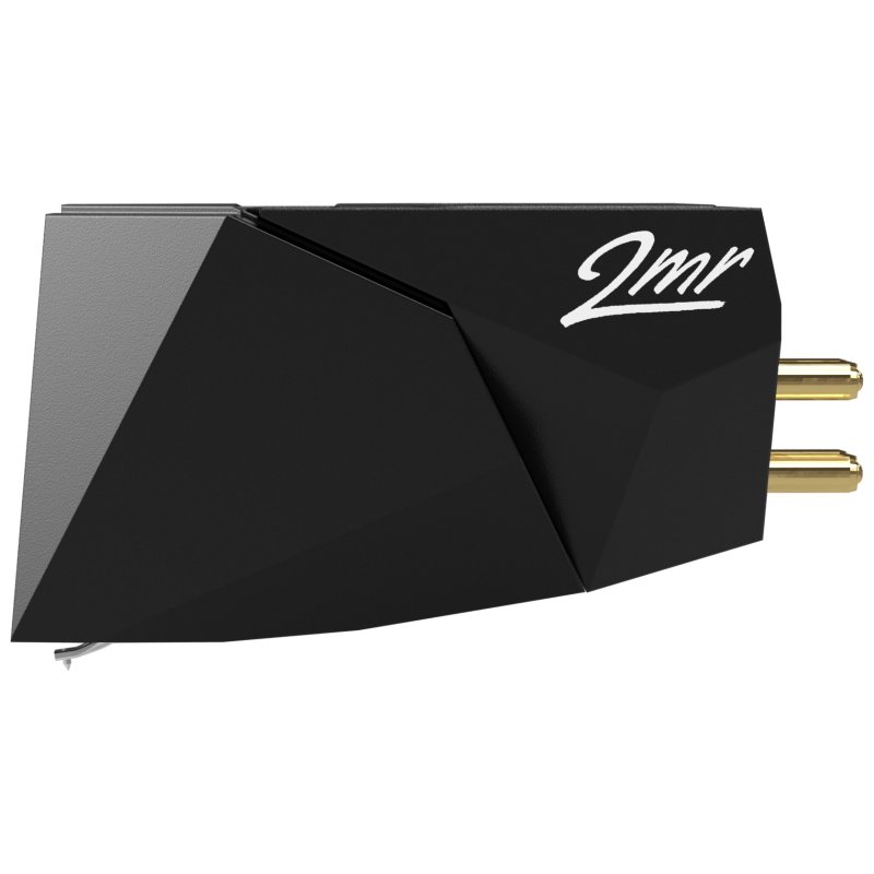 Ortofon 2MR Black LVB 250 Moving Magnet Cartridge - side view showing R-mount pins