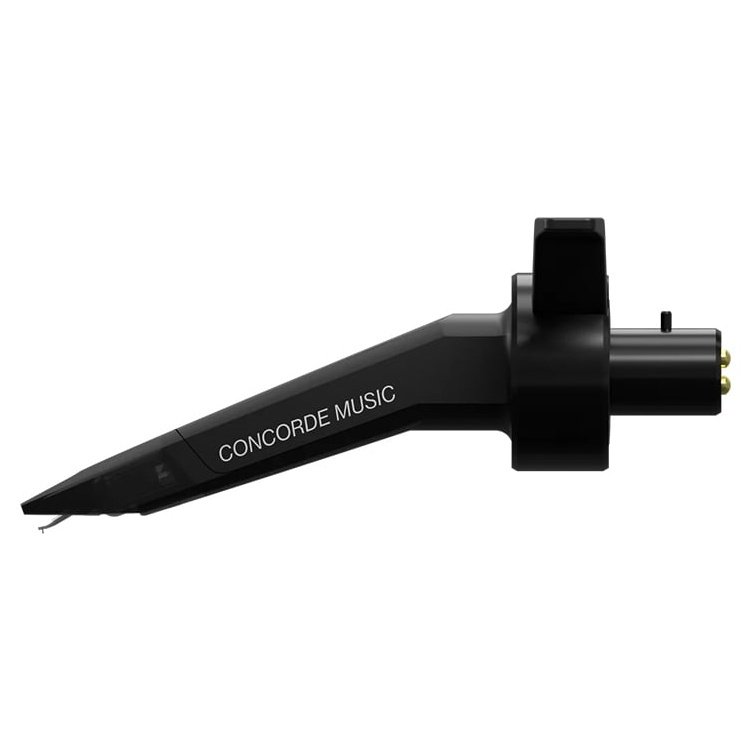 Ortofon Concorde Music Black side view with branding