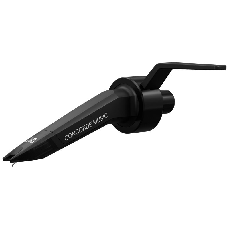 Ortofon Concorde Music Black LVB 250 left side tilt view