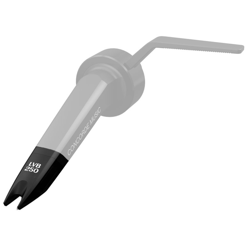 Ortofon Concorde Music Black LVB 250 Replacement Stylus mounted on cartridge body