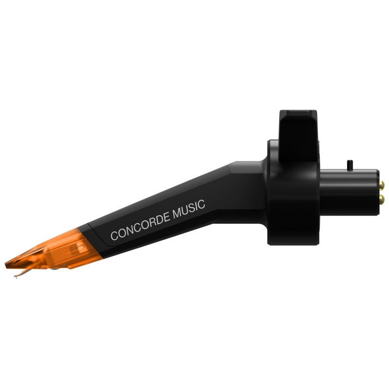 Ortofon Concorde Music Bronze side view with Ortofon logo