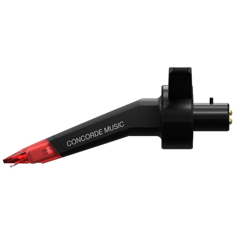 Ortofon Concorde Music Red side view with Concorde Music branding