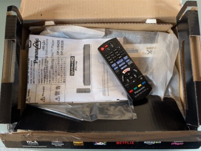 Panasonic Ultra HD Blu-Ray Player DP-UB320EB