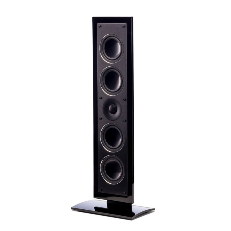 Paradigm Millenia LP 2 On-Wall Speaker — Front view without grille, drivers exposed