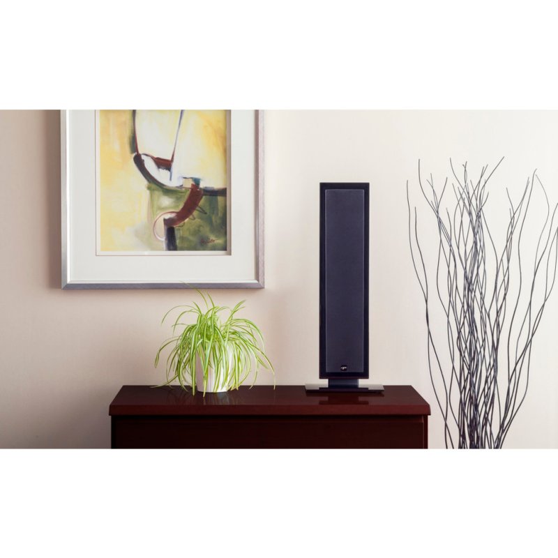 Paradigm Millenia LP 2 On-Wall Speaker — Lifestyle shot in room setting on stand