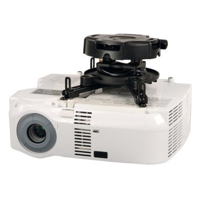 Peerless PRG Precision Gear Projector Mount (Black) — with projector