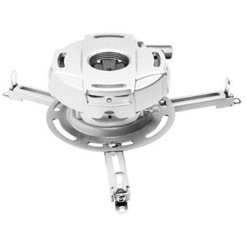 Peerless PRG Precision Gear Projector Mount (White) — top view with Spider adapter plate