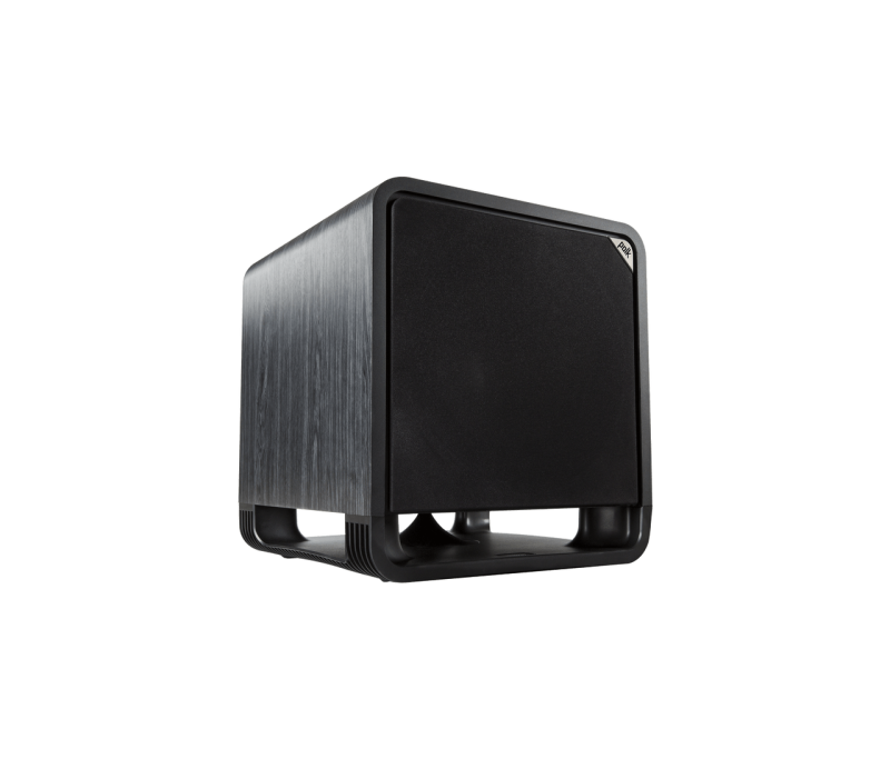 Polk Audio HTS 12 Powered Subwoofer Black — front view (grille on)