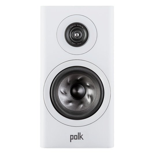 Polk Audio Reserve R100 Bookshelf Speakers White (Pair) — front view