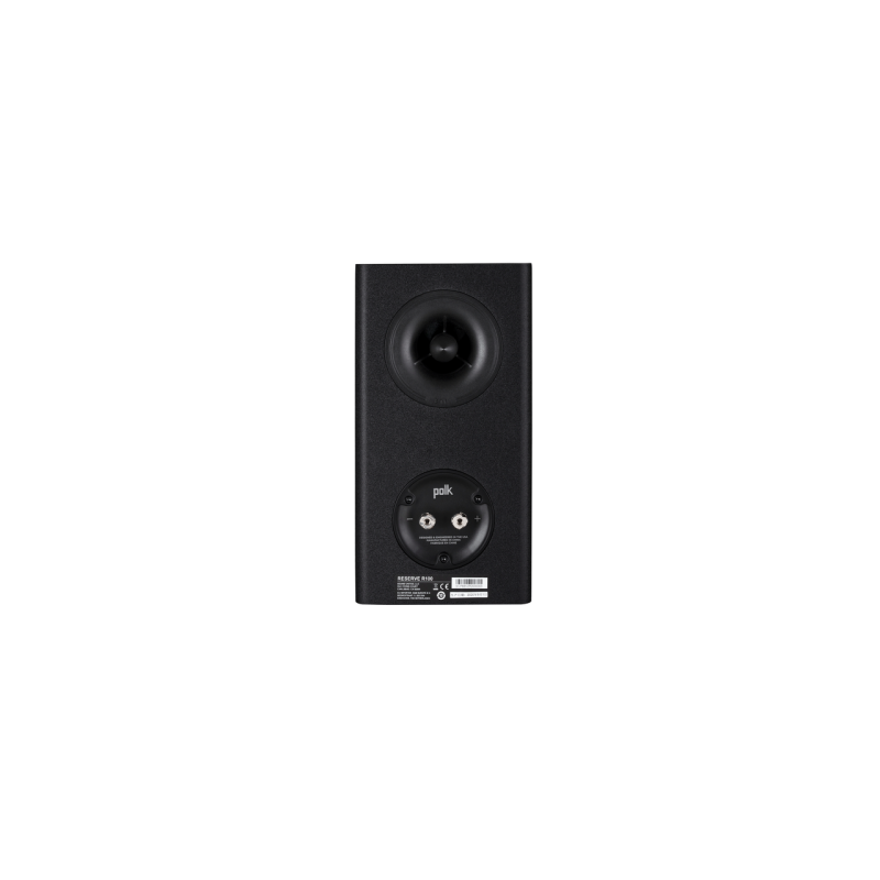 Polk Audio Reserve R100 Bookshelf Speakers Black (Pair) — rear panel
