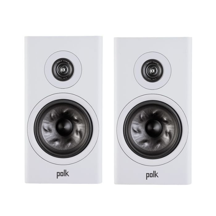 Polk Audio Reserve R200 bookshelf speakers in white - pair without grilles