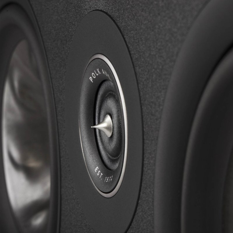 Polk Audio Reserve R300 Centre Speaker Black — Pinnacle Ring Radiator tweeter close-up