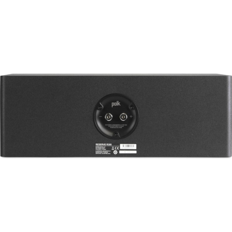 Polk Audio Reserve R300 Centre Speaker Black — rear panel