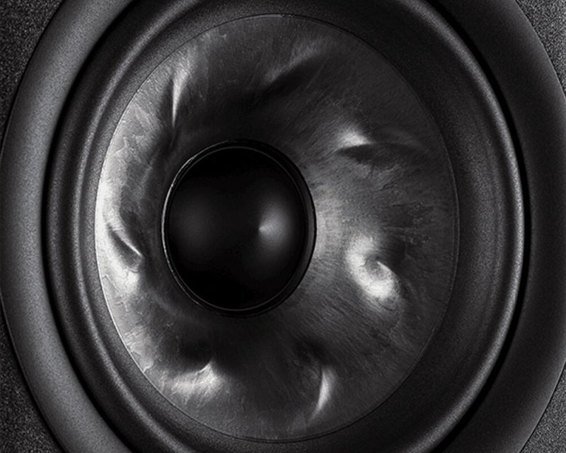 Polk Audio Reserve R300 Centre Speaker Black — Turbine Cone woofer close-up