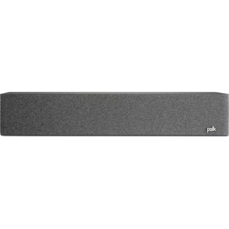 Polk Audio Reserve R350 Slim Centre Speaker Midnight Black — front view (grille on)