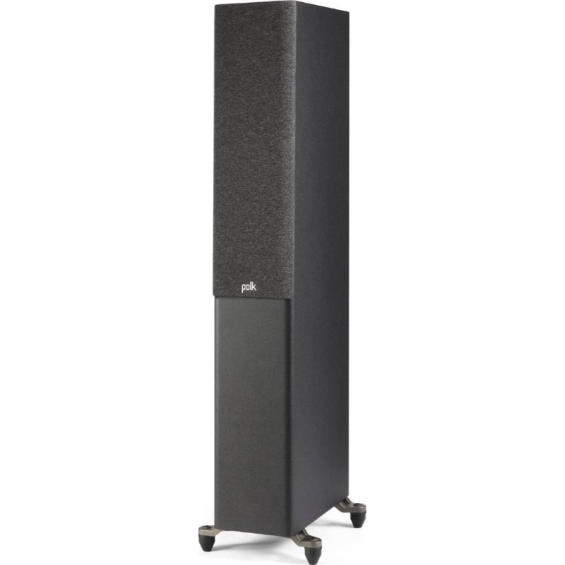 Polk Audio Reserve R500 Floorstanding Speakers Black (Pair) — front view (grille on)