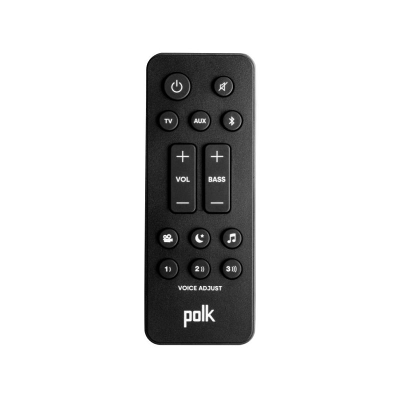 Polk Audio Signa S4 Soundbar and Wireless Subwoofer — remote control