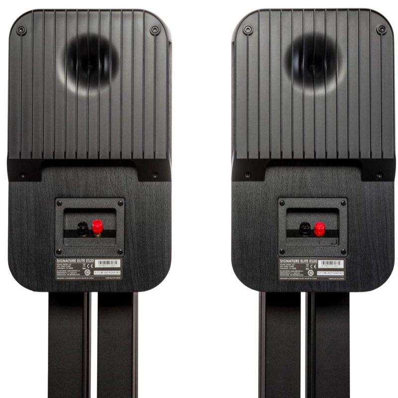 Polk Audio Signature Elite ES20 Bookshelf Speakers Black (Pair) — rear panel