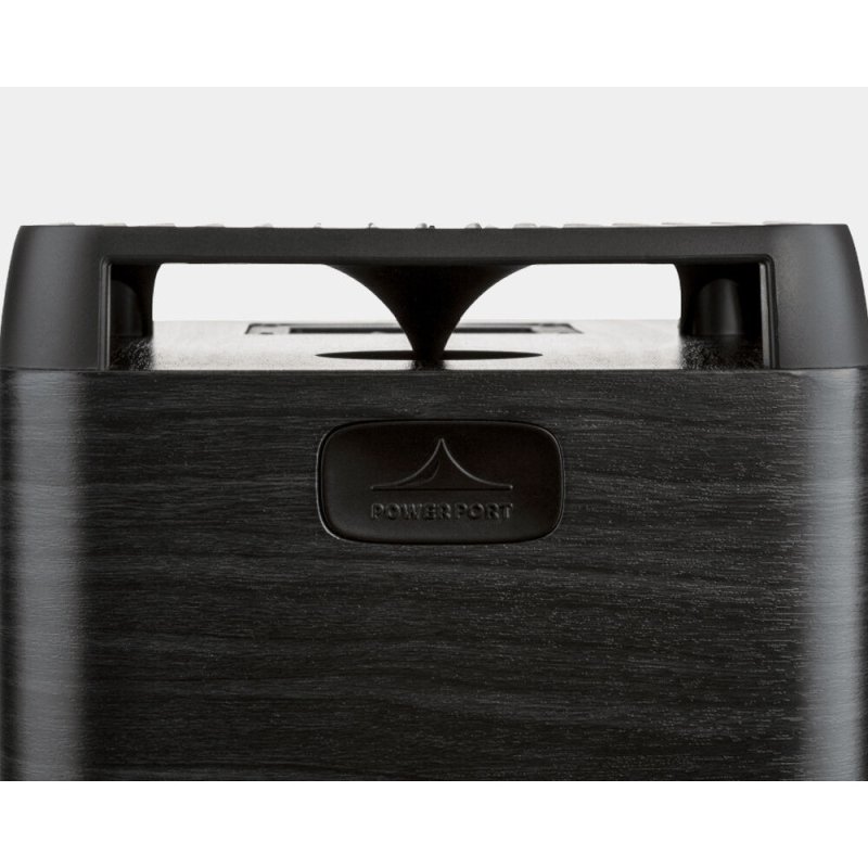 Polk Audio Signature Elite ES20 Bookshelf Speakers Black (Pair) — PowerPort bass vent close-up