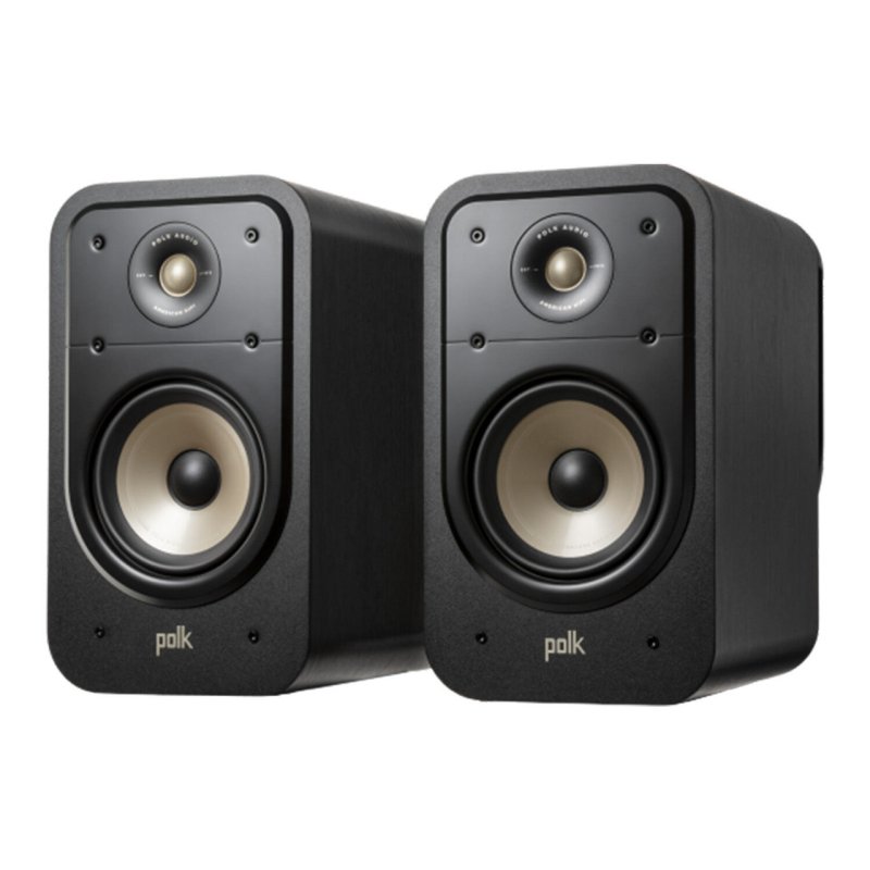 Polk Audio Signature Elite ES20 Bookshelf Speakers Black (Pair) — alternate pair view