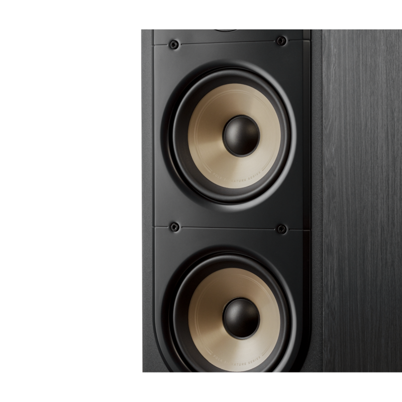 Polk Audio Signature Elite ES50 Floorstanding Speakers Black (Pair) — driver close-up