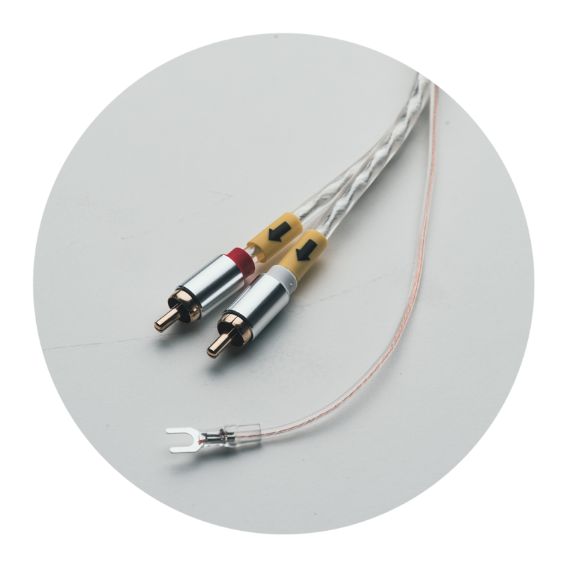 Pro-Ject Connect it E phono cable (included)