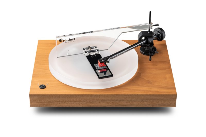Pro-Ject Align It PRO in use on turntable
