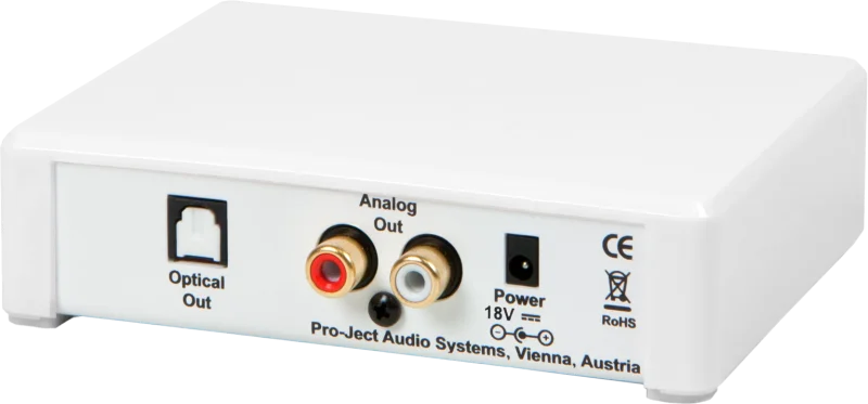 Pro-Ject BT Box E HD rear panel connections