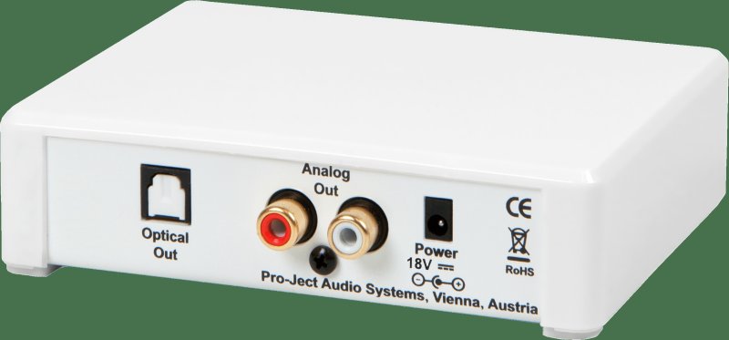 Pro-Ject BT Box E HD rear panel connections