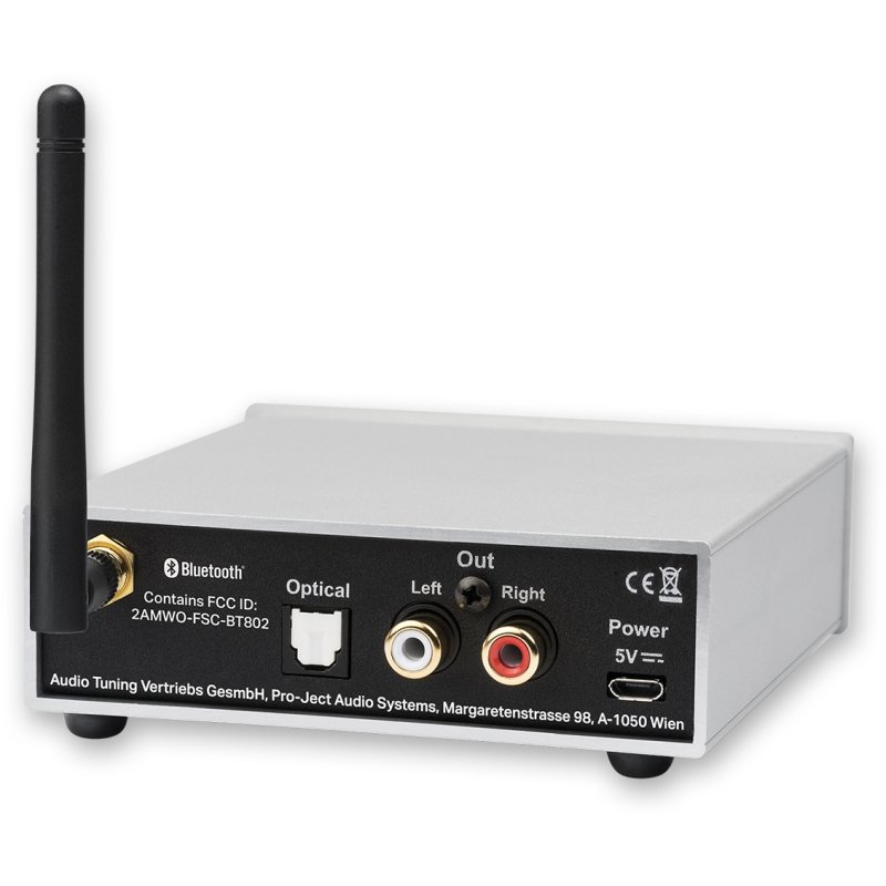 Pro-Ject BT Box S2 HD - rear connections