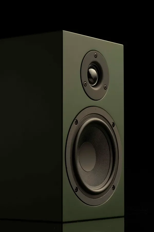 Pro-Ject Colourful Audio System 2 Fir Green Satin speaker detail