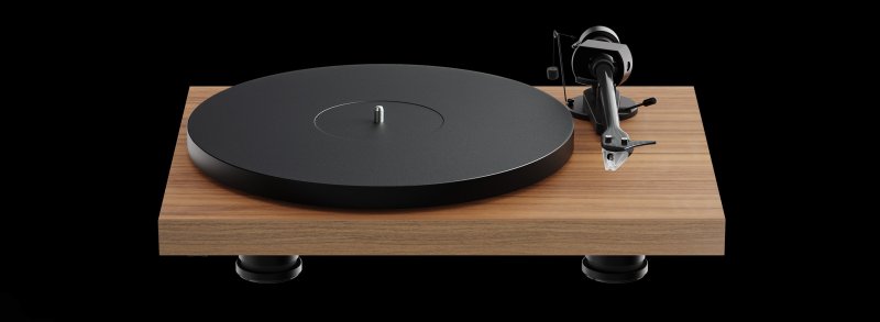 Pro-Ject Debut EVO 2 turntable in Walnut real wood veneer