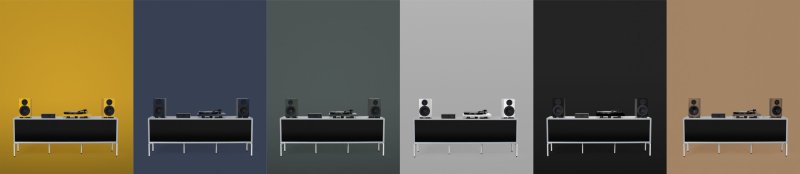 Pro-Ject Colourful Audio System 2 — available colour range