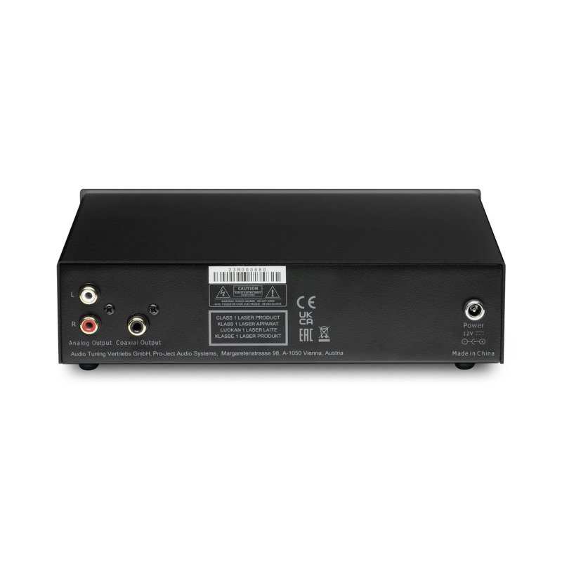 Pro-Ject CD Box E Black - rear panel