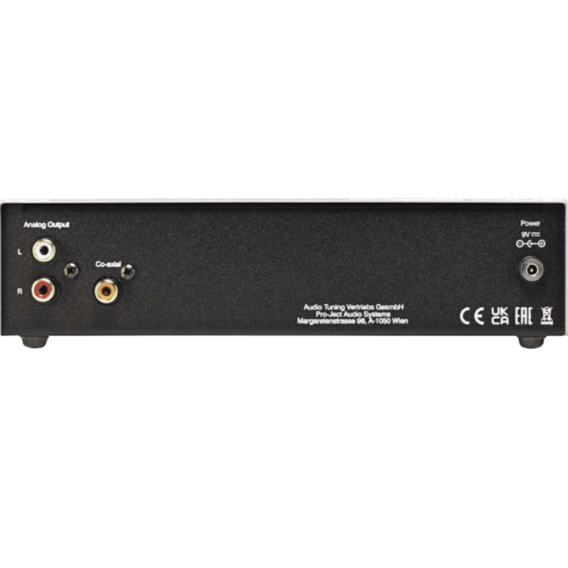Pro-Ject CD Box S3 Black — rear panel
