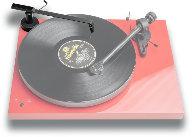 Pro-Ject Sweep it S2 Black cleaning record during playback