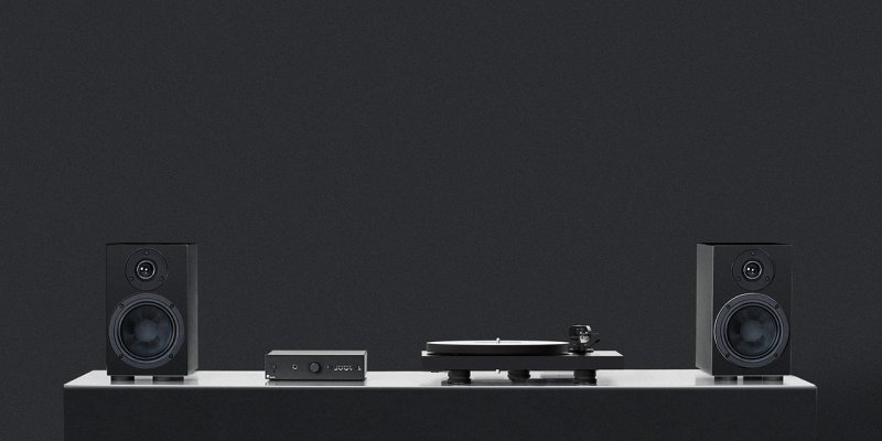 Pro-Ject Colourful Audio System 2 Black Satin — complete system