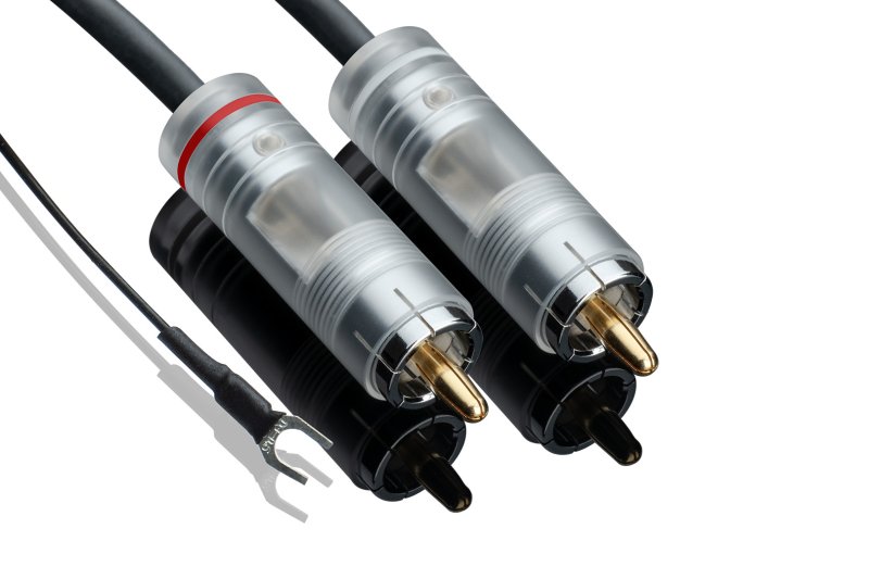Pro-Ject Connect it S RCA gold-plated connectors detail