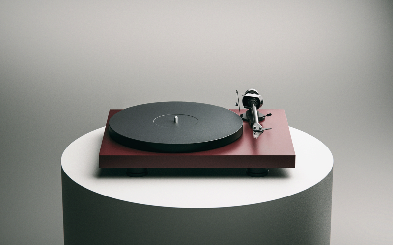 Pro-Ject Debut EVO 2 Satin Wine Red lifestyle