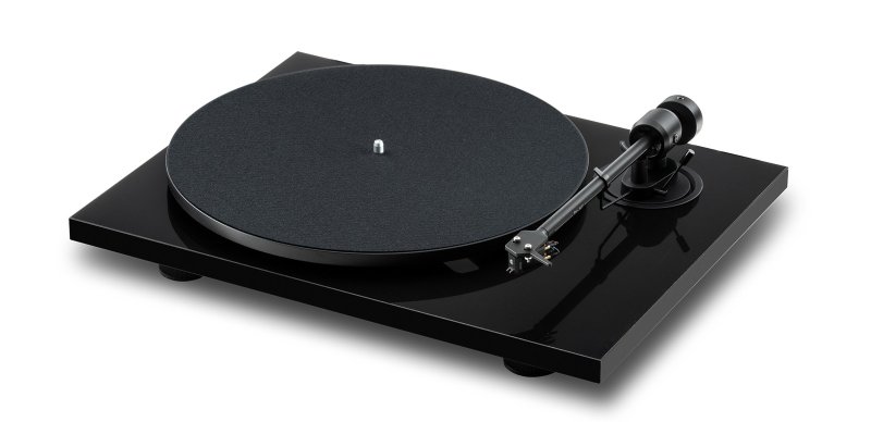 Pro-Ject E1.2 BT High Gloss Black - side angle view