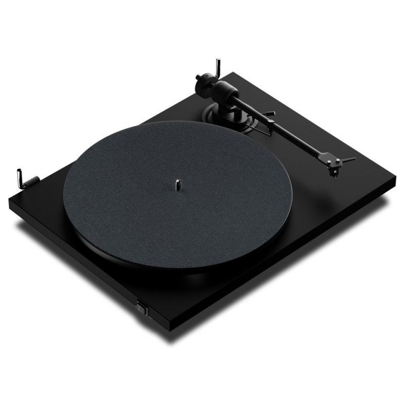 Pro-Ject E1.2 BT Satin Black - rear three-quarter view
