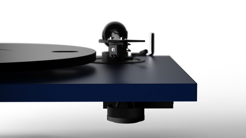 Pro-Ject E1.2 BT Satin Steel Blue - Pick it MM E cartridge and headshell
