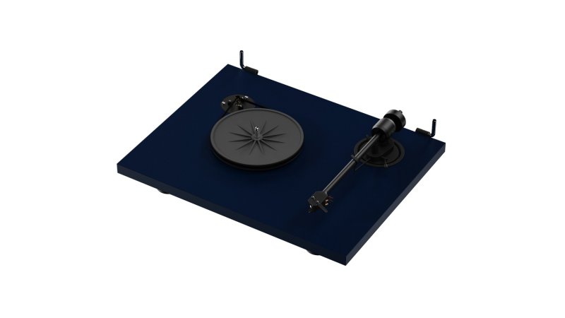 Pro-Ject E1.2 BT Satin Steel Blue - glass fibre reinforced ABS sub platter