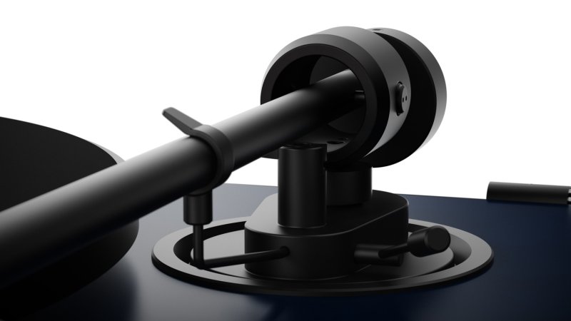 Pro-Ject E1.2 BT Satin Steel Blue - 8.6 inch tonearm bearing and counterweight