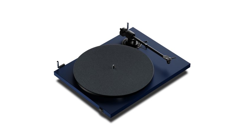 Pro-Ject E1.2 BT Satin Steel Blue - top angle view