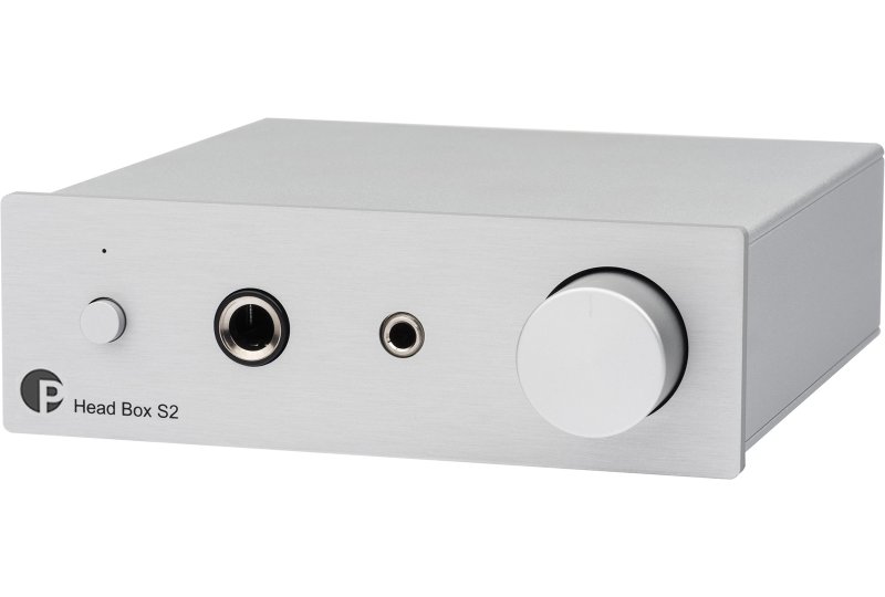 Pro-Ject Head Box S2 Black headphone amplifier rear connections view