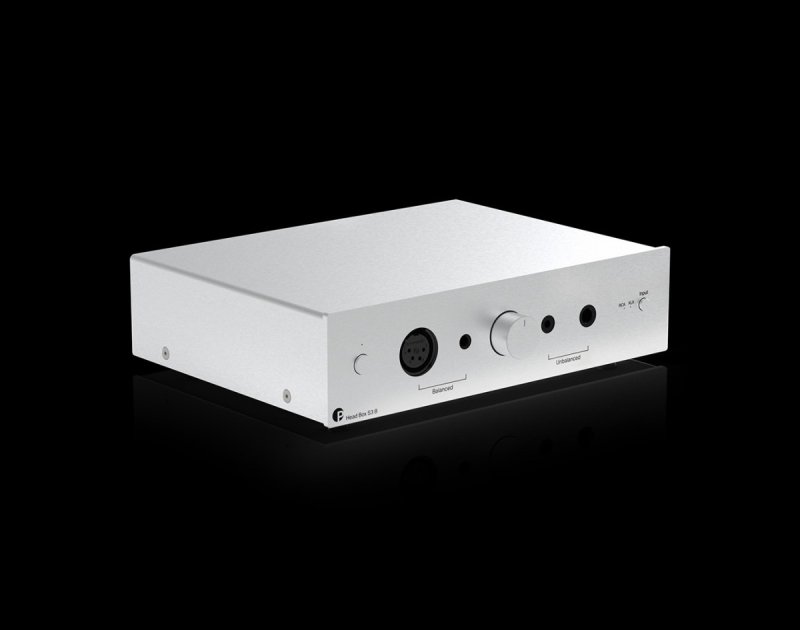 Pro-Ject Head Box S3 B Silver angled view