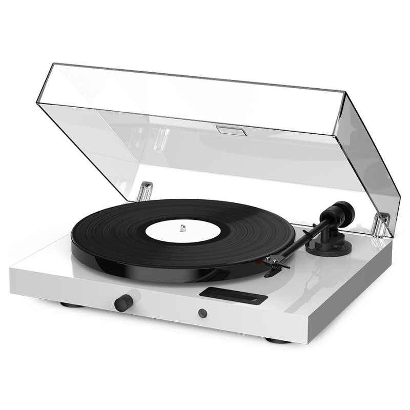 Pro-Ject Juke Box E1 White with dust cover