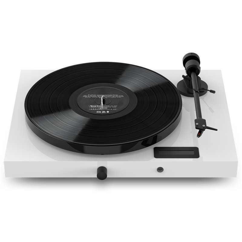 Pro-Ject Juke Box E1 White playing vinyl