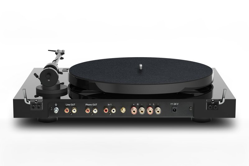 Pro-Ject Juke Box E1 Walnut angle view